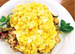 簡単かんたん！ふわふわ卵のタコキムチ炒飯！