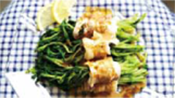 豆苗（とうみょう）の豚巻き