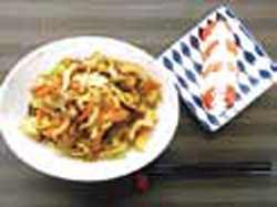 なすとしめじの通常価格 野菜たっぷり焼そば♪