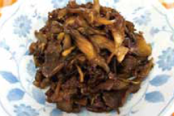 夏バテ予防に！簡単 舞茸と牛肉のしぐれ煮