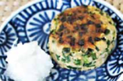 豊富な栄養と食物繊維で免疫力アップ！ 大豆とニラの豚つくね