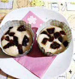 黒豆蒸しパン