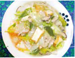 寒い季節にぴったりおかず！
厚揚げの中華あんかけ炒め